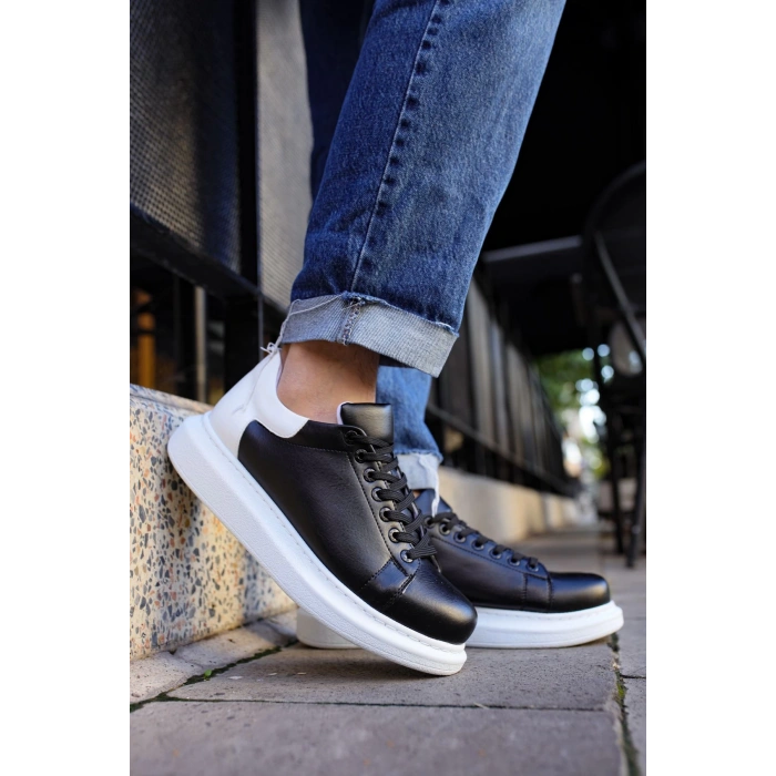 CH256 - CBT Estrella Erkek Ayakkabı SIYAH/BEYAZ