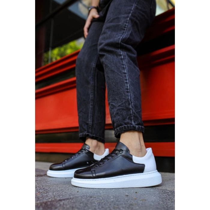 CH256 - CBT Estrella Erkek Ayakkabı SIYAH/BEYAZ