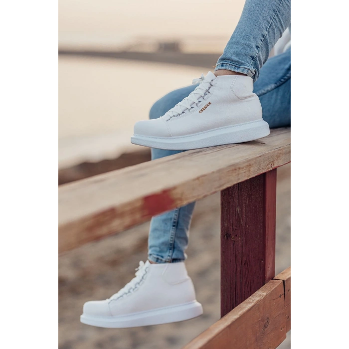 CH258 CBT Rome Mens Boots WHITE