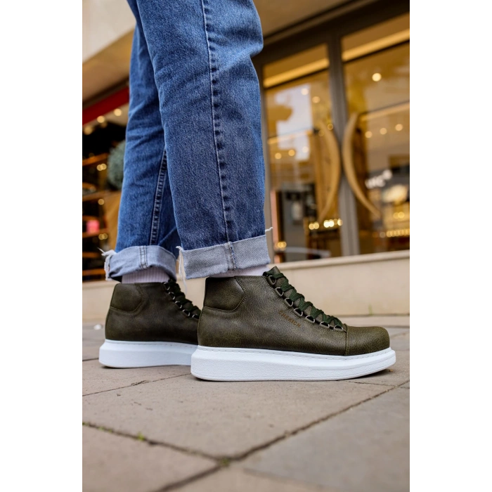 CH258 CBT Rome Mens Boots KHAKI