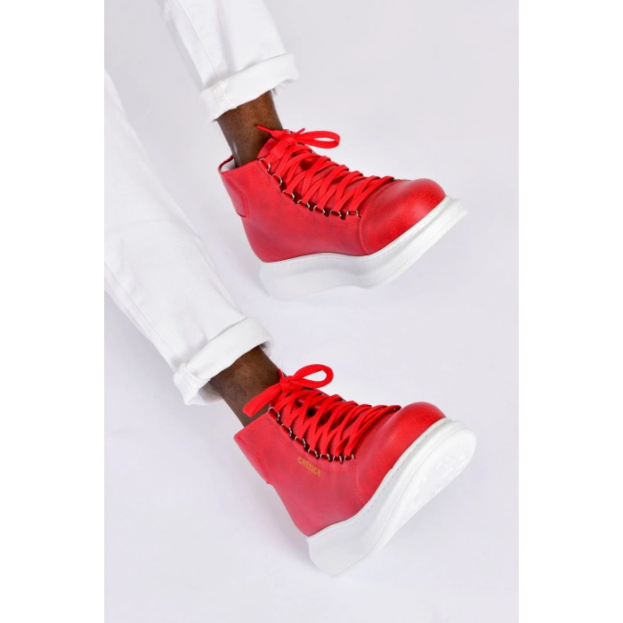 CH258 CBT Rome Mens Boots RED