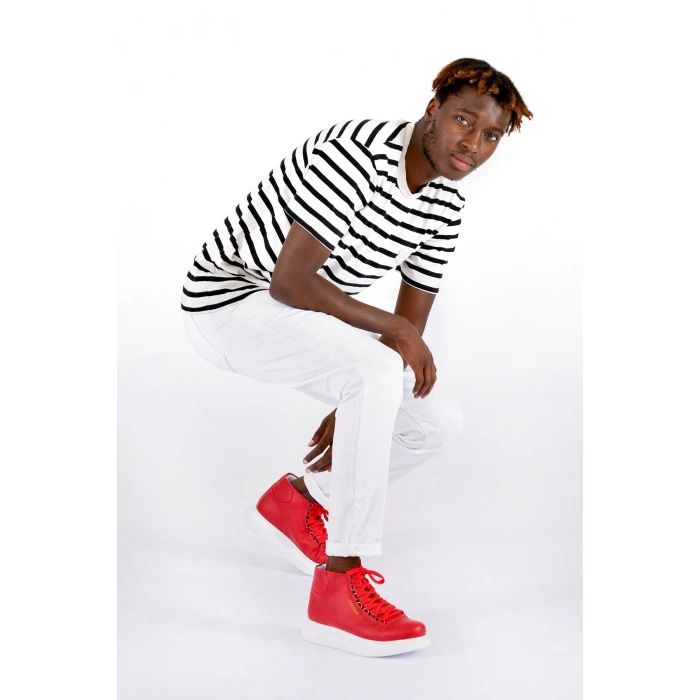 CH258 CBT Rome Mens Boots RED