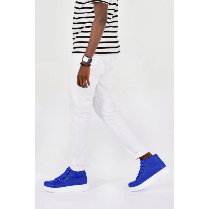 CH258 CBT Rome Mens Boot Sax Blue