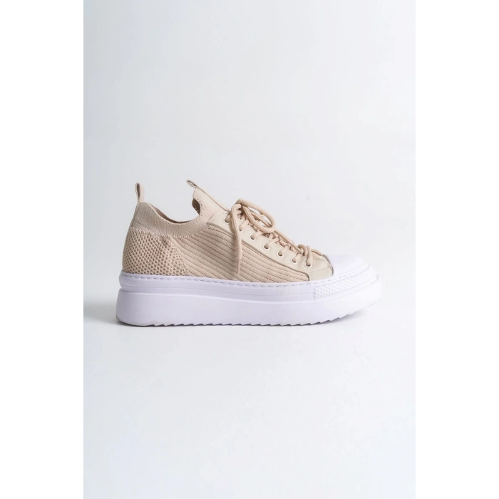 CH2601 - Triko Erkek Ayakkabı BEJ