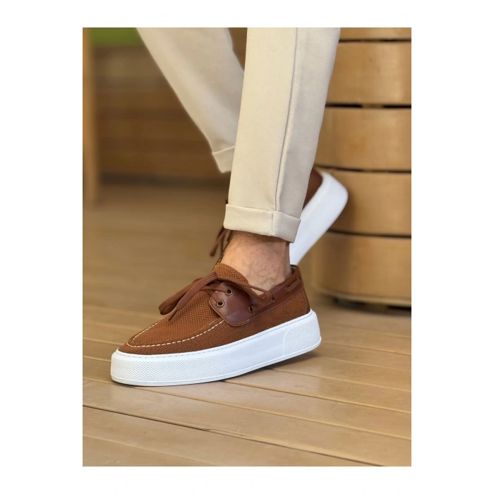 CH2602 - Triko Erkek Ayakkabı KAHVE