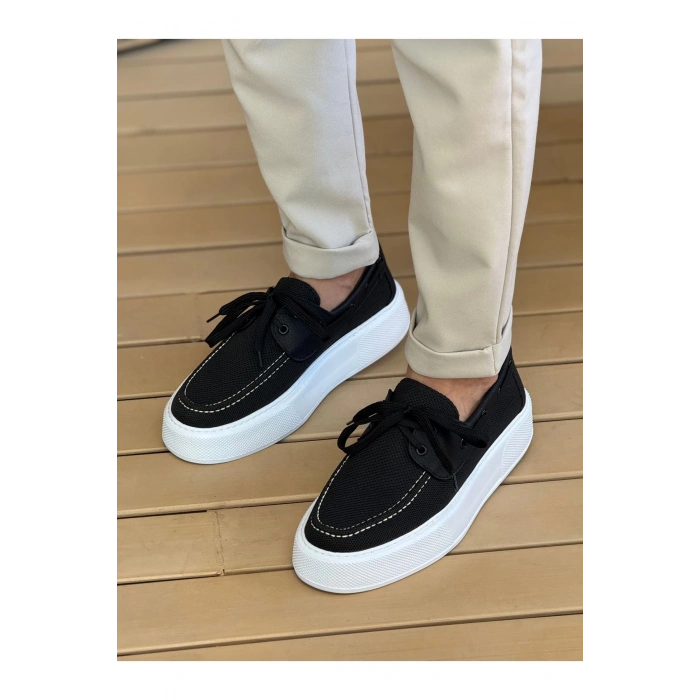 CH2602 - Triko Erkek Ayakkabı SIYAH