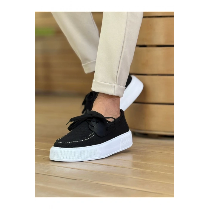 CH2602 - Triko Erkek Ayakkabı SIYAH