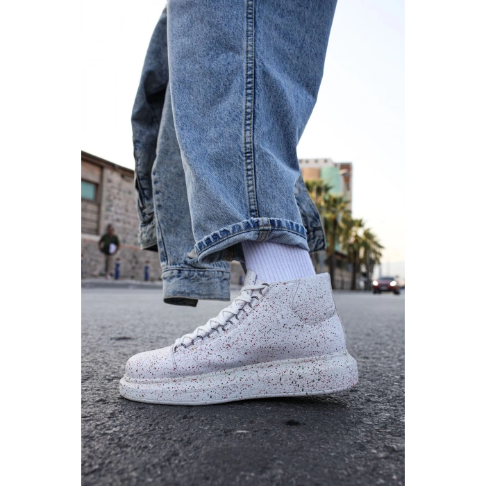 CH263 CBT Lyse Mens Shoes 457 RED / GREEN SIM