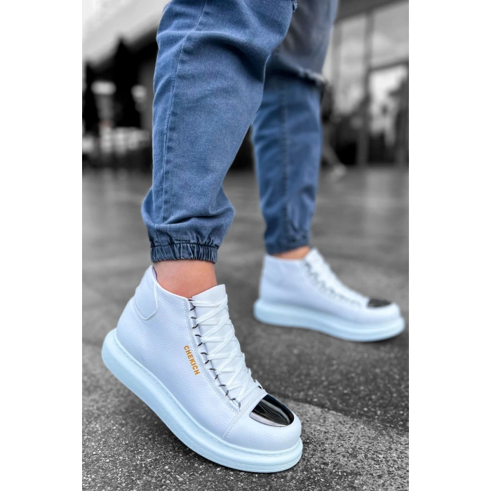 CH267 CBT Roma Mirror Mens Boot WHITE