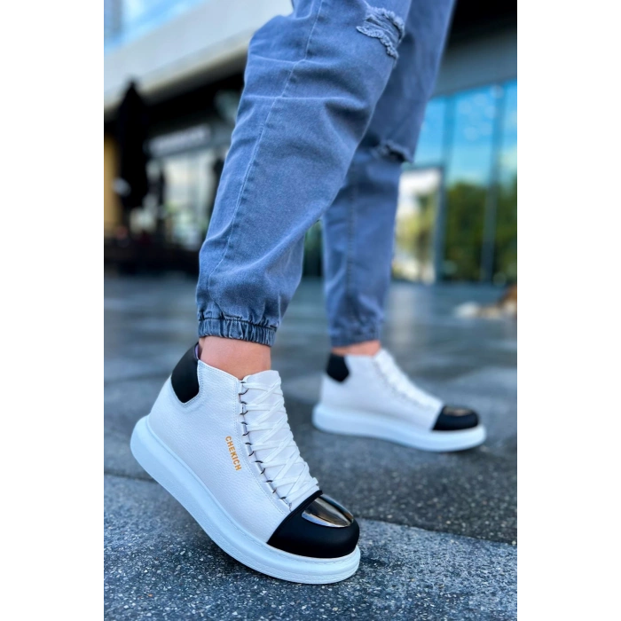 CH267 GBT Rome Mirror Mens Boot WHITE/BLACK