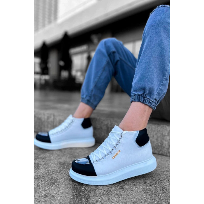 CH267 GBT Rome Mirror Mens Boot WHITE/BLACK