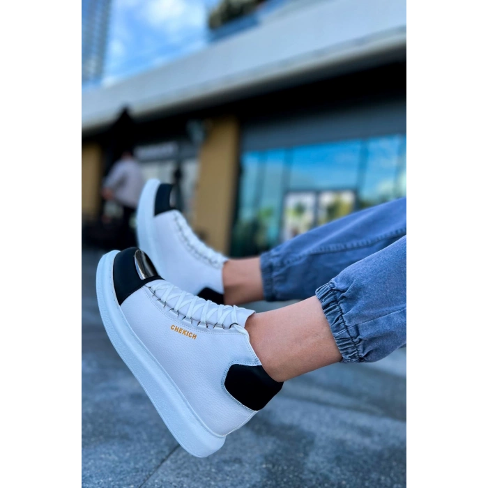 CH267 GBT Rome Mirror Mens Boot WHITE/BLACK