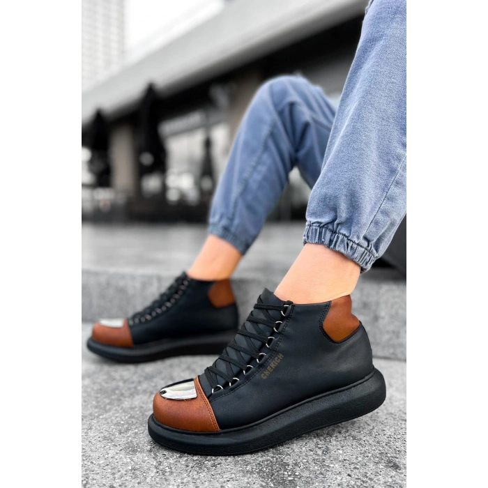 CH267 GST Roma Mirror Mens Boot BLACK/TAN