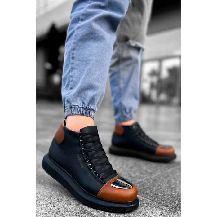 CH267 GST Roma Mirror Mens Boot BLACK/TAN