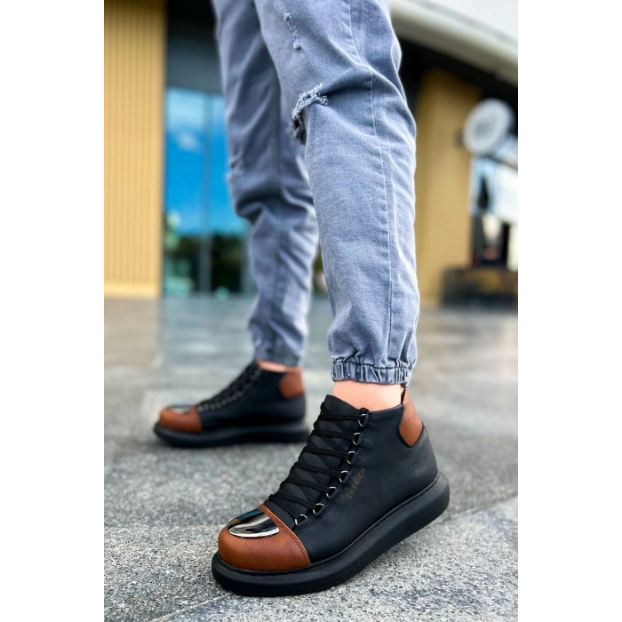 CH267 GST Roma Mirror Mens Boot BLACK/TAN