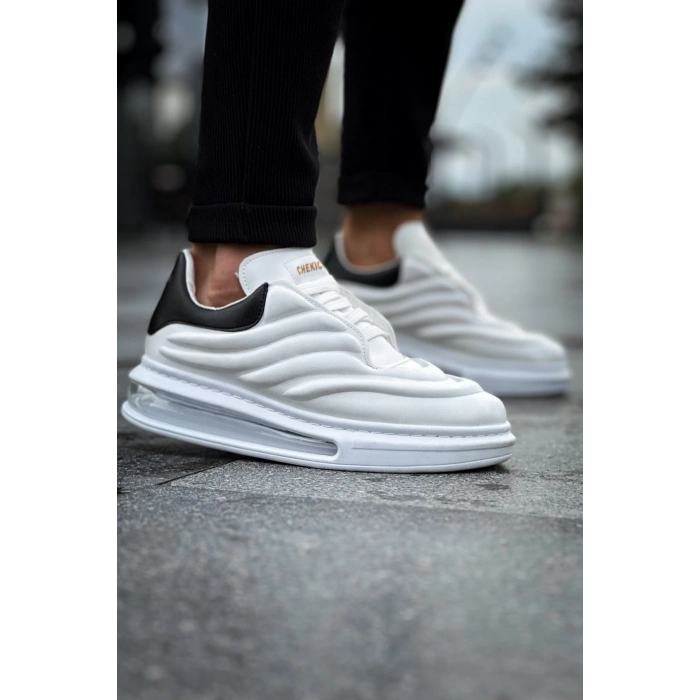 CH299 - GBT Sollıevo Erkek Ayakkabı BEYAZ/SIYAH