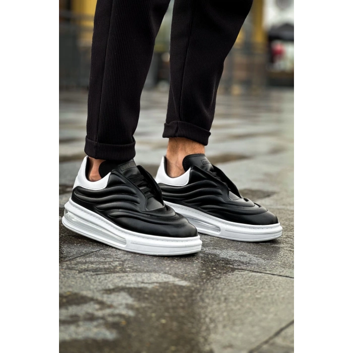 CH299 - GBT Sollıevo Erkek Ayakkabı SIYAH/BEYAZ