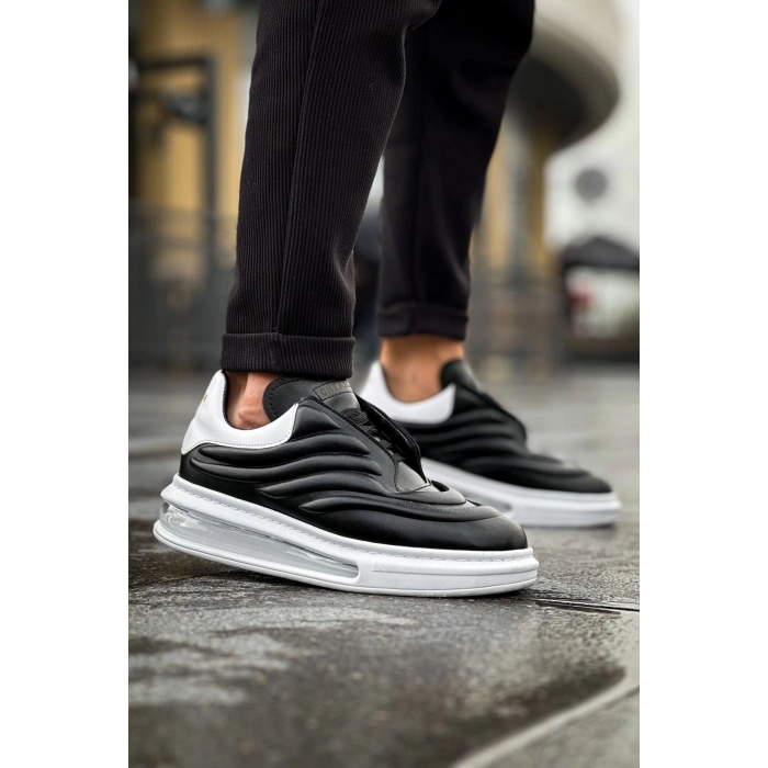 CH299 - GBT Sollıevo Erkek Ayakkabı SIYAH/BEYAZ