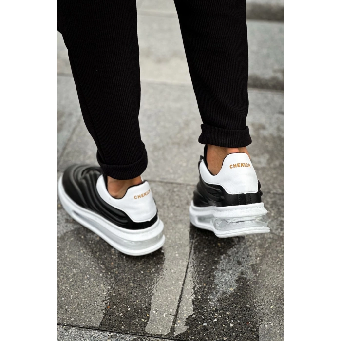 CH299 - GBT Sollıevo Erkek Ayakkabı SIYAH/BEYAZ