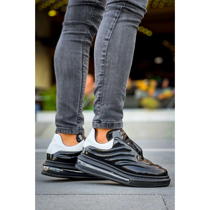 CH299 - GRT Sollıevo Erkek Ayakkabı SIYAH/BEYAZ