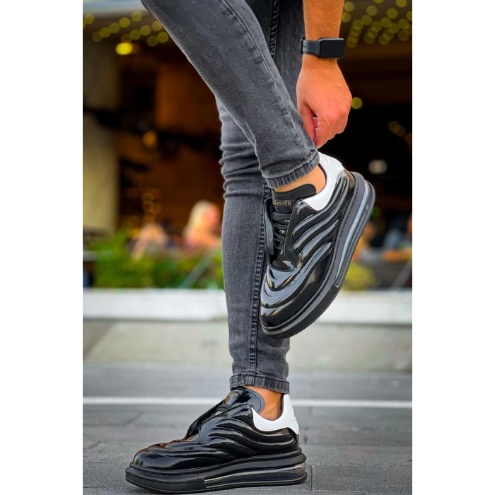 CH299 - GRT Sollıevo Erkek Ayakkabı SIYAH/BEYAZ