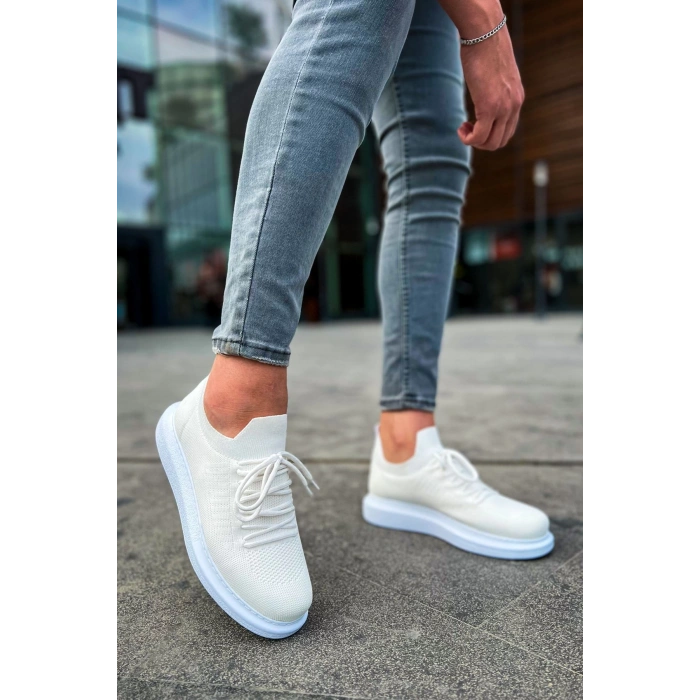 CH307 - RT Tricot Erkek Ayakkabı BEYAZ