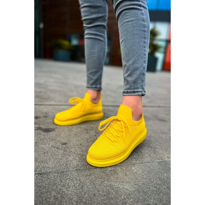 CH307 - RT Tricot Erkek Ayakkabı SARI