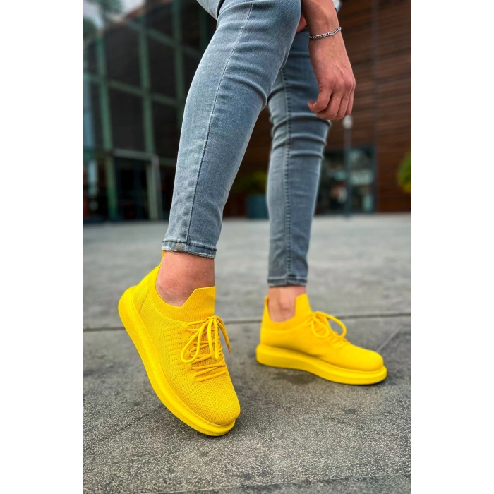 CH307 - RT Tricot Erkek Ayakkabı SARI
