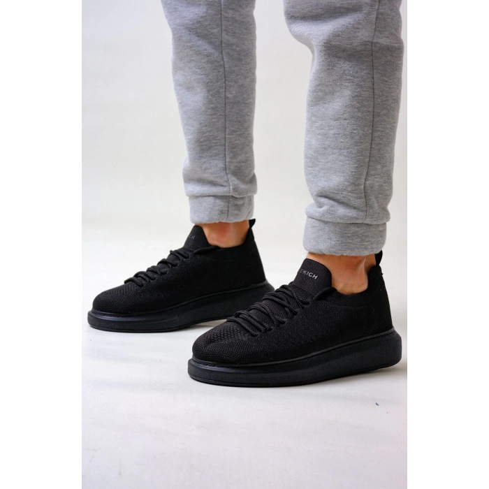 CH307 - RT Tricot Erkek Ayakkabı SIYAH