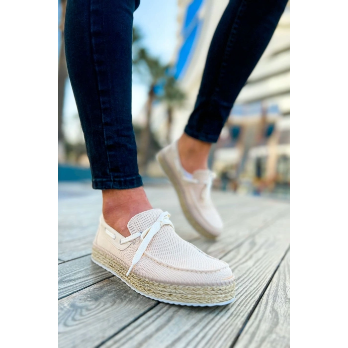 CH311 - Espadril Erkek Ayakkabı BEJ