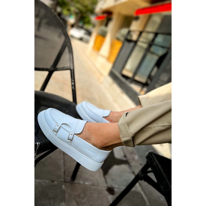 CH417 - CBT Mancini Erkek Ayakkabı BEYAZ