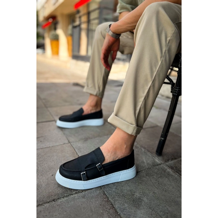 CH417 CBT Mancini Mens Shoes BLACK