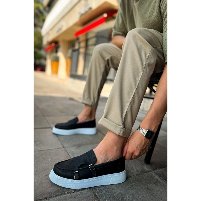 CH417 CBT Mancini Mens Shoes BLACK