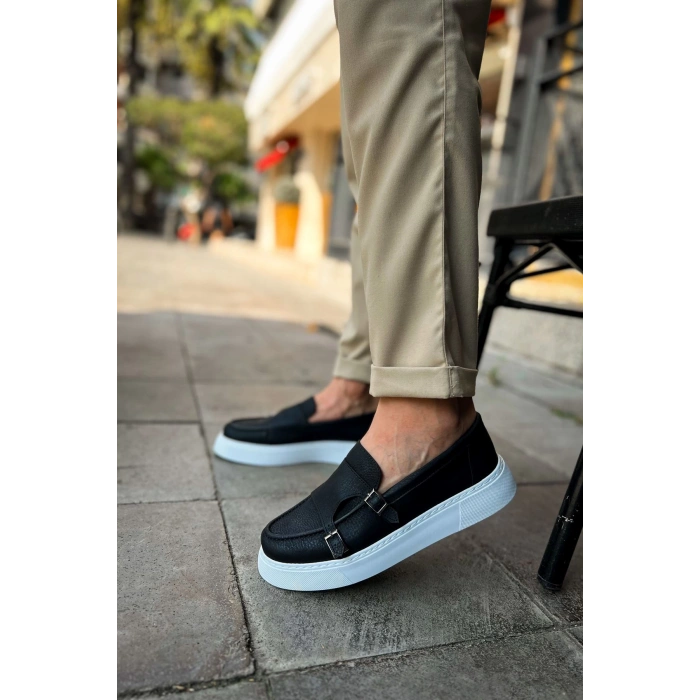 CH417 CBT Mancini Mens Shoes BLACK