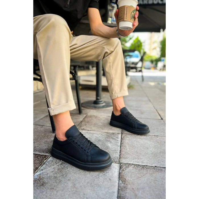 CH979 سانتوني CRT حذاء رياضي رجالي أسود