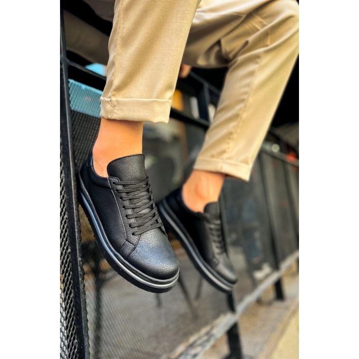 CH979 سانتوني CRT حذاء رياضي رجالي أسود