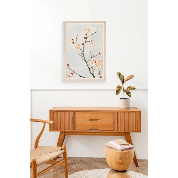 Cherry Blossom Ahşap Çerçeveli Tablo 30 x 42