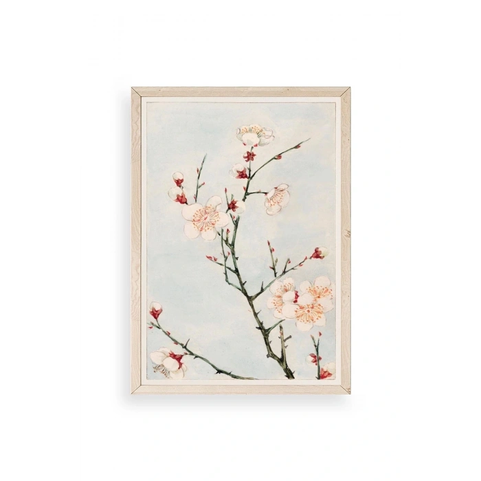 Cherry Blossom Ahşap Çerçeveli Tablo 50 x 70