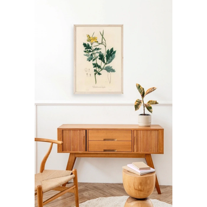 Çiçek Ahşap Çerçeveli Tablo 17 x 23