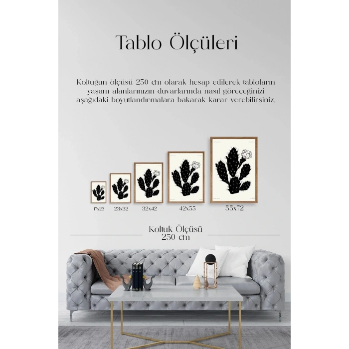 Çiçek Ahşap Çerçeveli Tablo 17 x 23