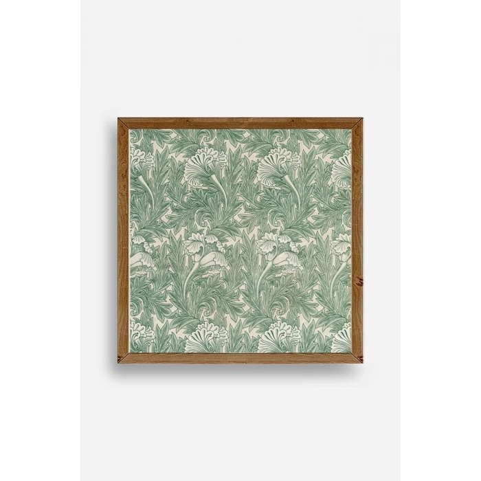 Çiçek Ahşap Çerçeveli Tablo 23 x 23