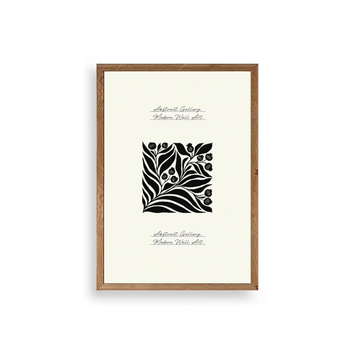 Çiçek Ahşap Çerçeveli Tablo 23 x 30