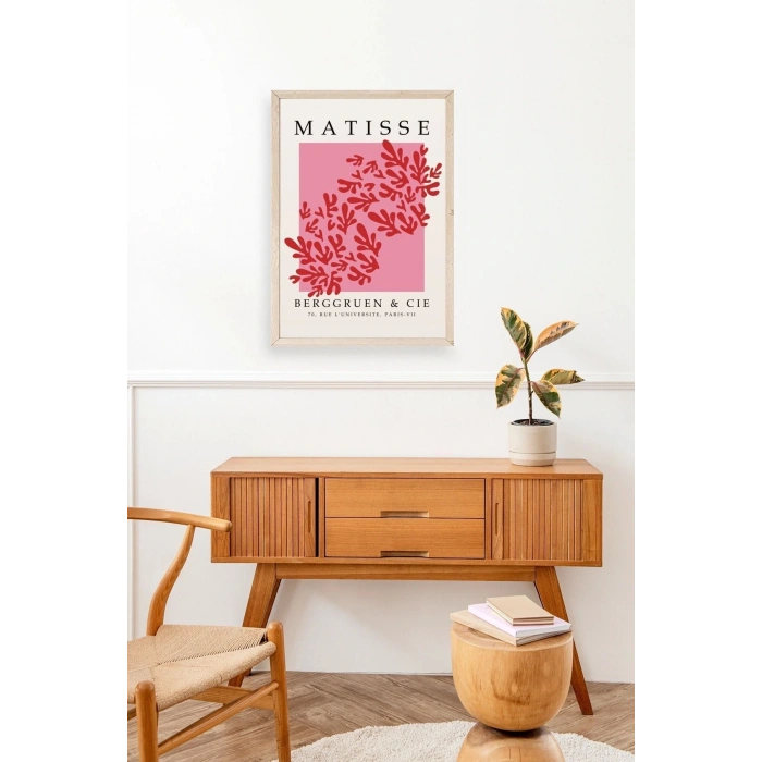 Çiçek Ahşap Çerçeveli Tablo 23 x 30