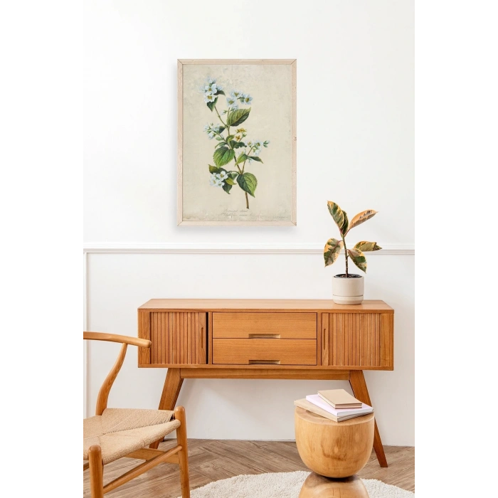 Çiçek Ahşap Çerçeveli Tablo 23 x 30