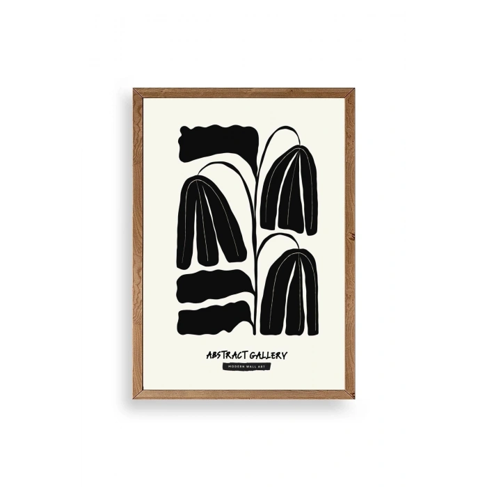 Çiçek Ahşap Çerçeveli Tablo 30 x 42