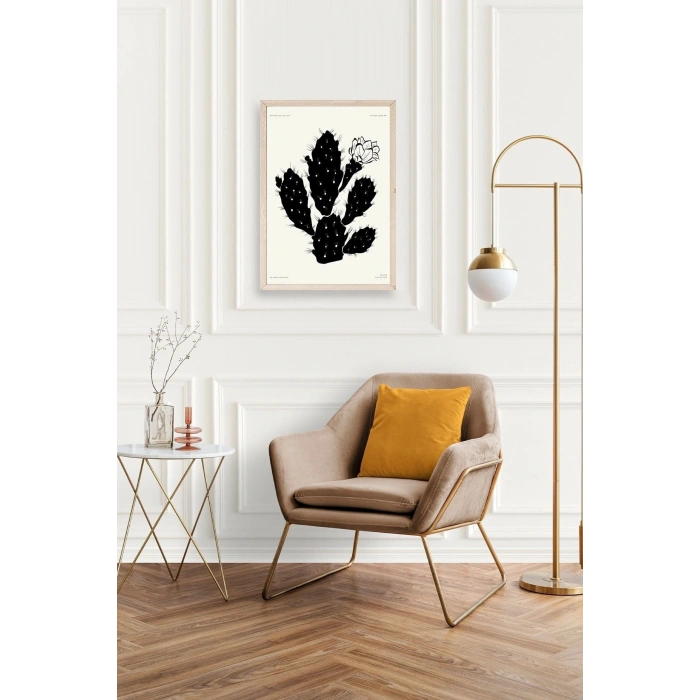 Çiçek Ahşap Çerçeveli Tablo 30 x 42