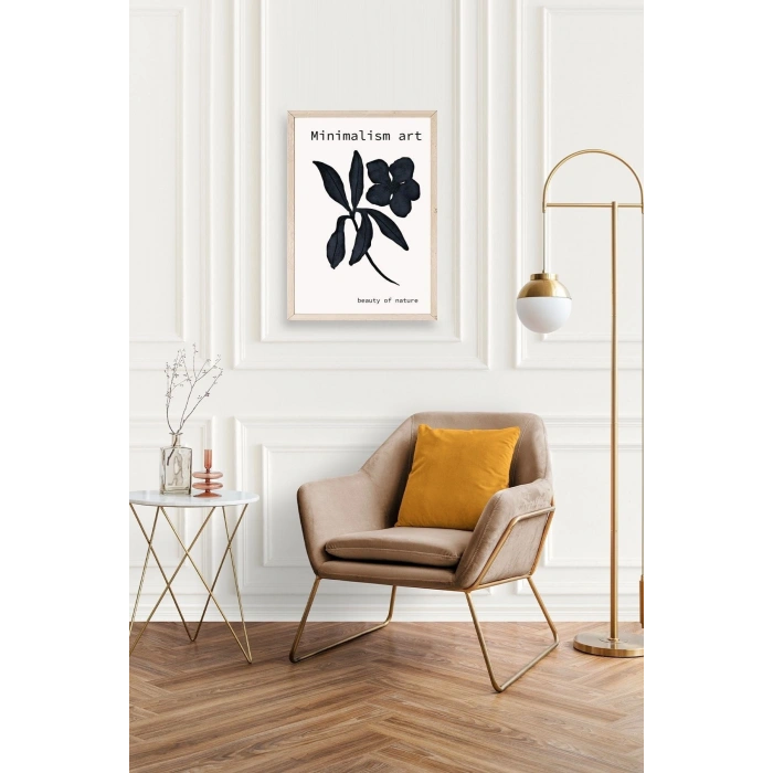 Çiçek Ahşap Çerçeveli Tablo 30 x 42