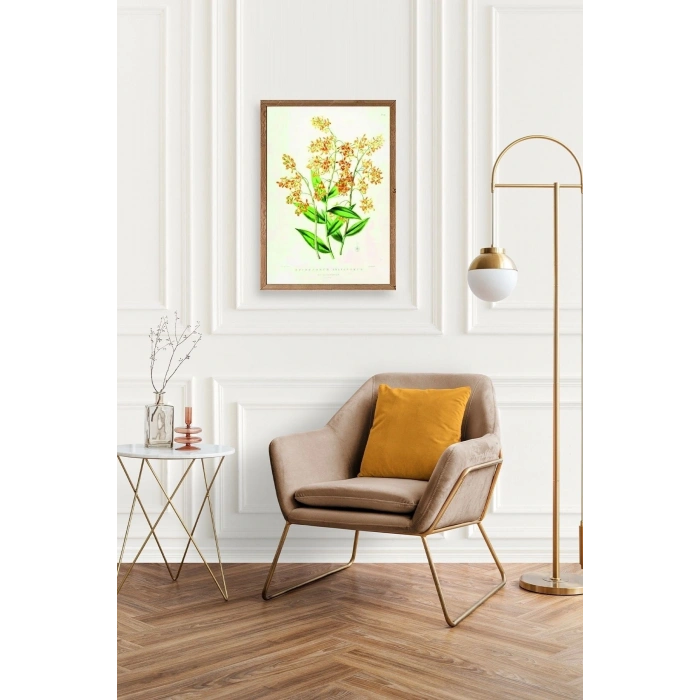 Çiçek Ahşap Çerçeveli Tablo 30 x 42