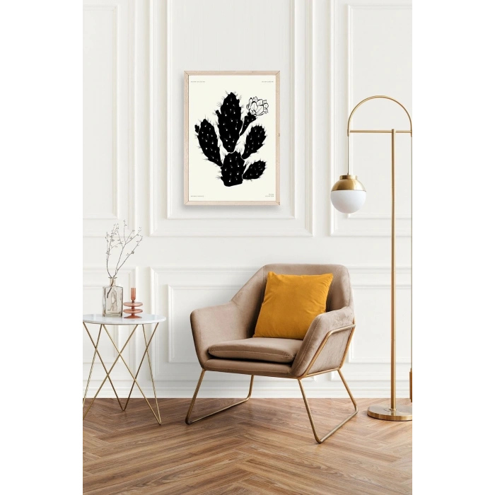 Çiçek Ahşap Çerçeveli Tablo 30 x 42