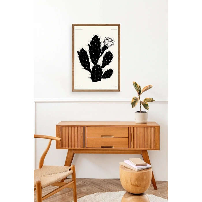 Çiçek Ahşap Çerçeveli Tablo 30 x 42